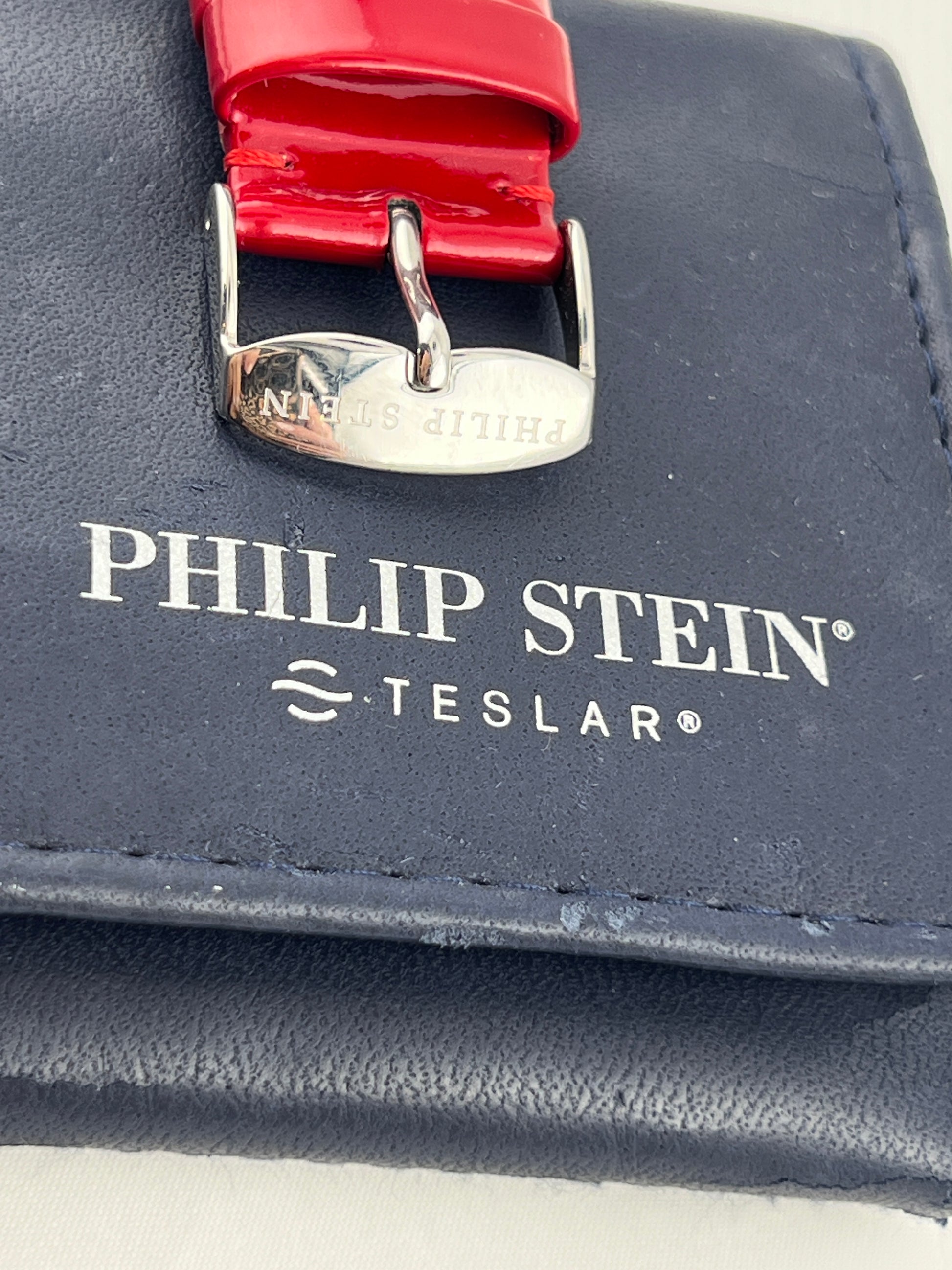 Philip Stein signature large dual time zone watch