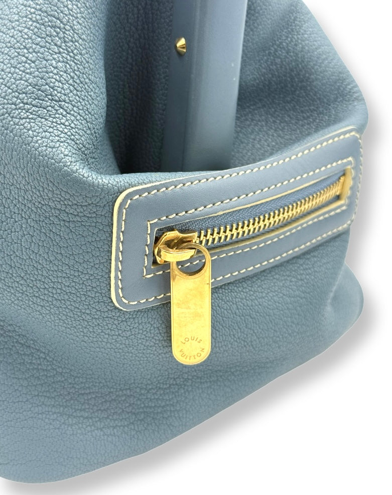 Louis Vuitton Blue Suhali Leather L'Ingenieux GM Bag