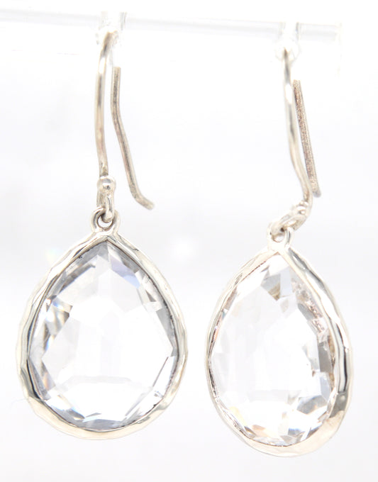 Ippolita Rock candy lear quartz teardrop earrings