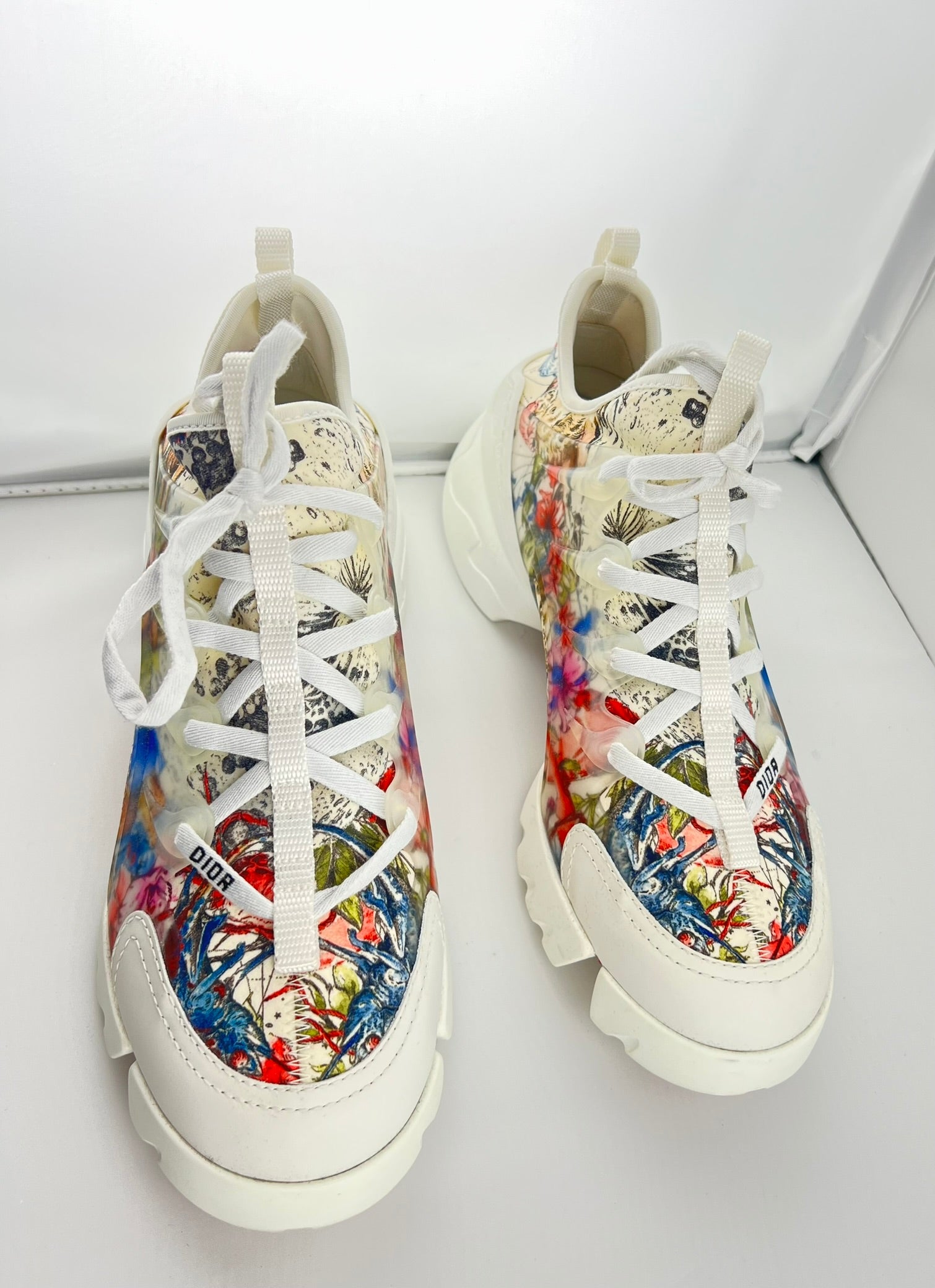 Christian Dior D Connect Zodiac Printed Brand Sneaker