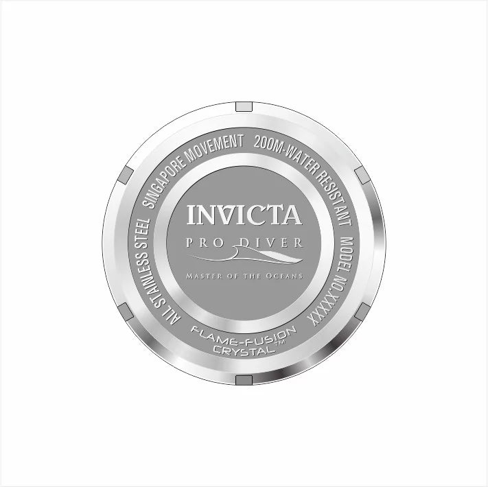 Invicta Mens Pro Diver Quartz 3 Hand Blue Dial Watch