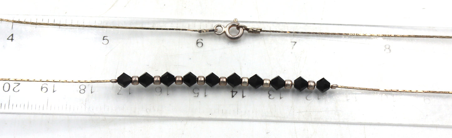 Group lot of Vintage 925 sterling silver necklaces