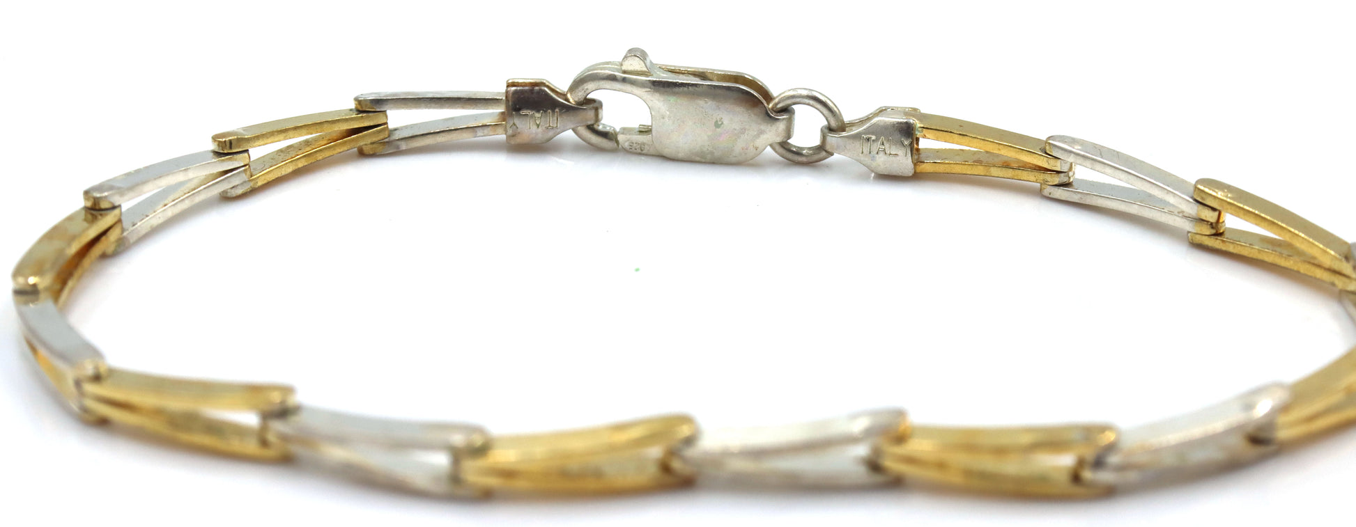 Group lot of 4 vintage 925 sterling silver bracelets