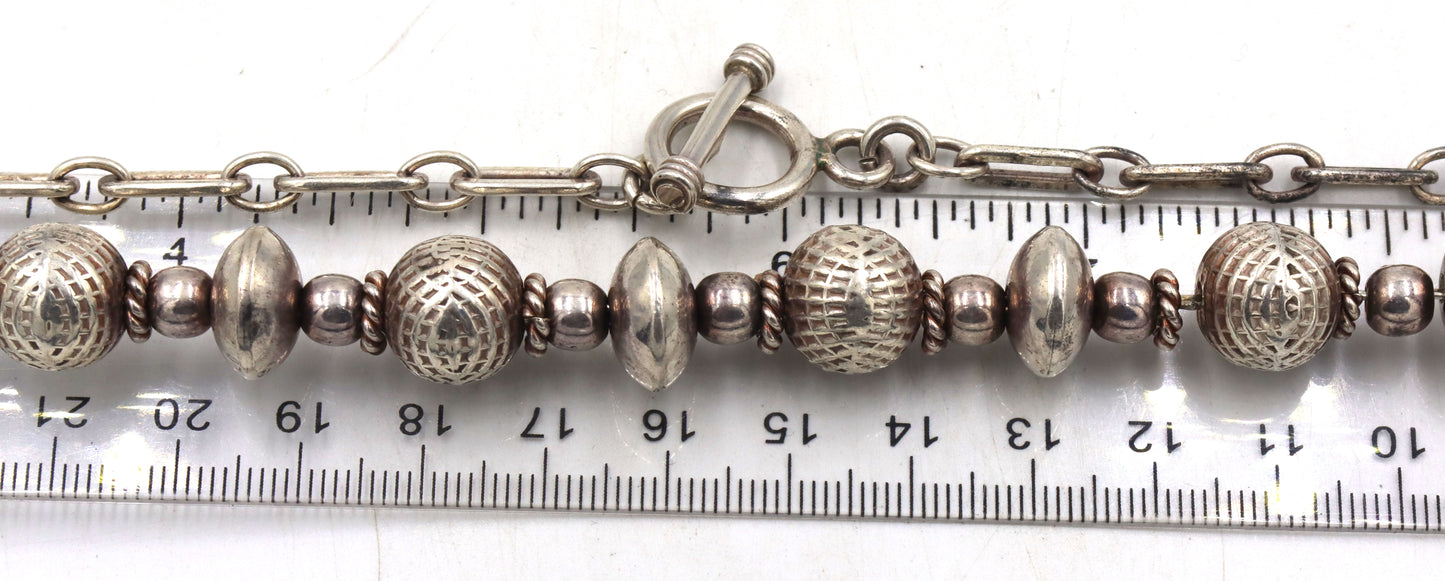 Lot of 2 vintage 925 sterling silver necklaces