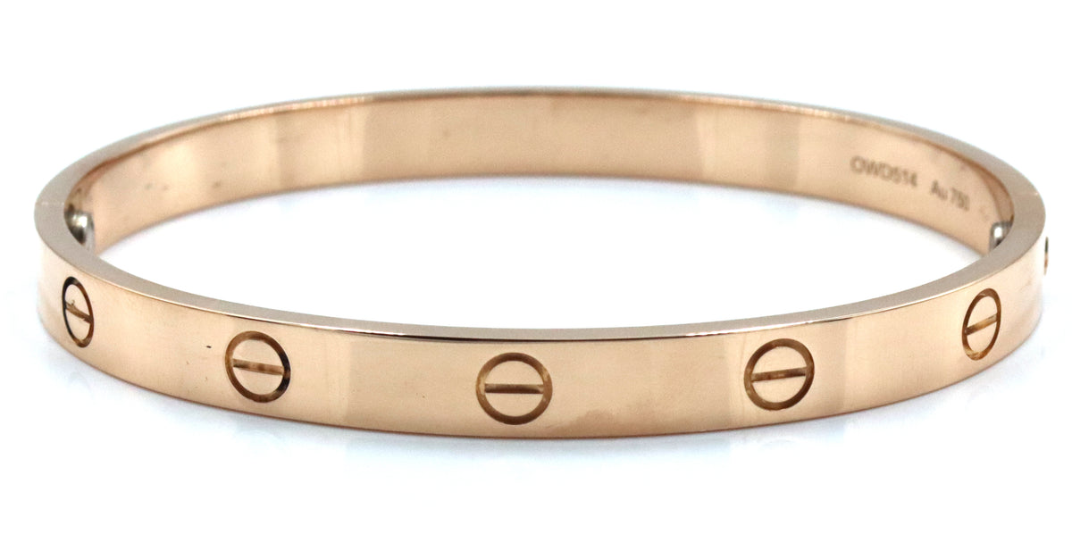 Authentic Cartier Yellow gold lover bangle bracelet