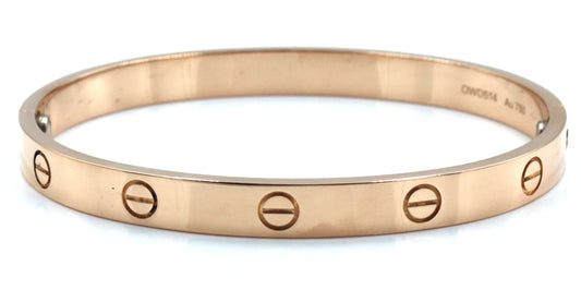 Authentic Cartier Yellow gold lover bangle bracelet