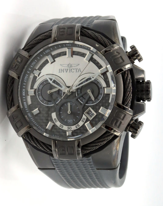 Invicta bolt chronograph grey dial men's watch