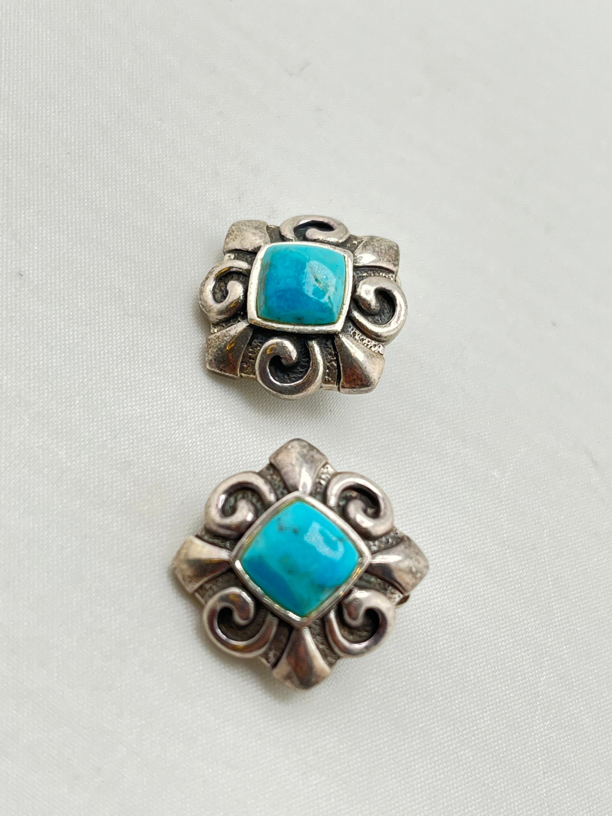 Vintage 925 Sterling Silver Turquoise Earrings Lot