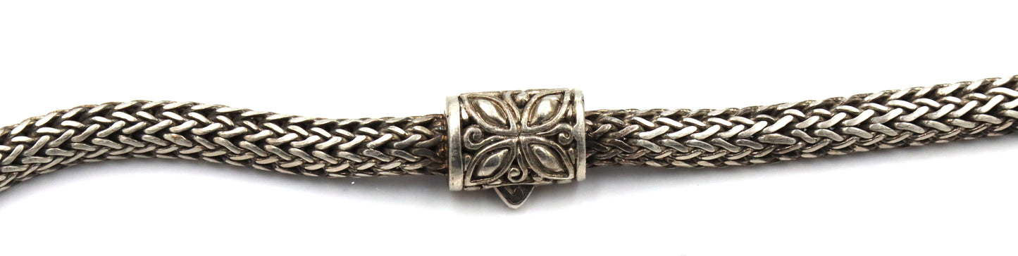 925 Sterling silver Byzantine chain necklace