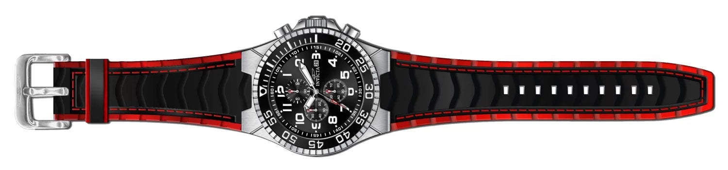 Invicta Men's Pro Diver Quartz 3 Hand Black Dial Watch
