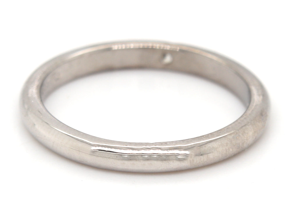 14kt White gold diamond band