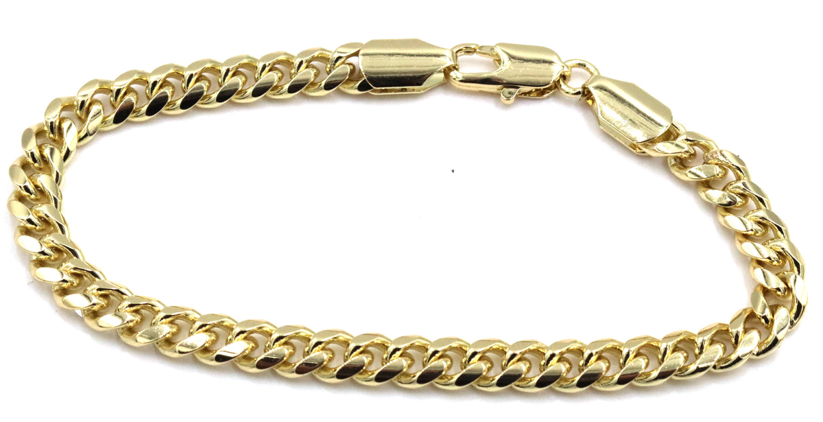 Stainless steel Cuban link bracelet