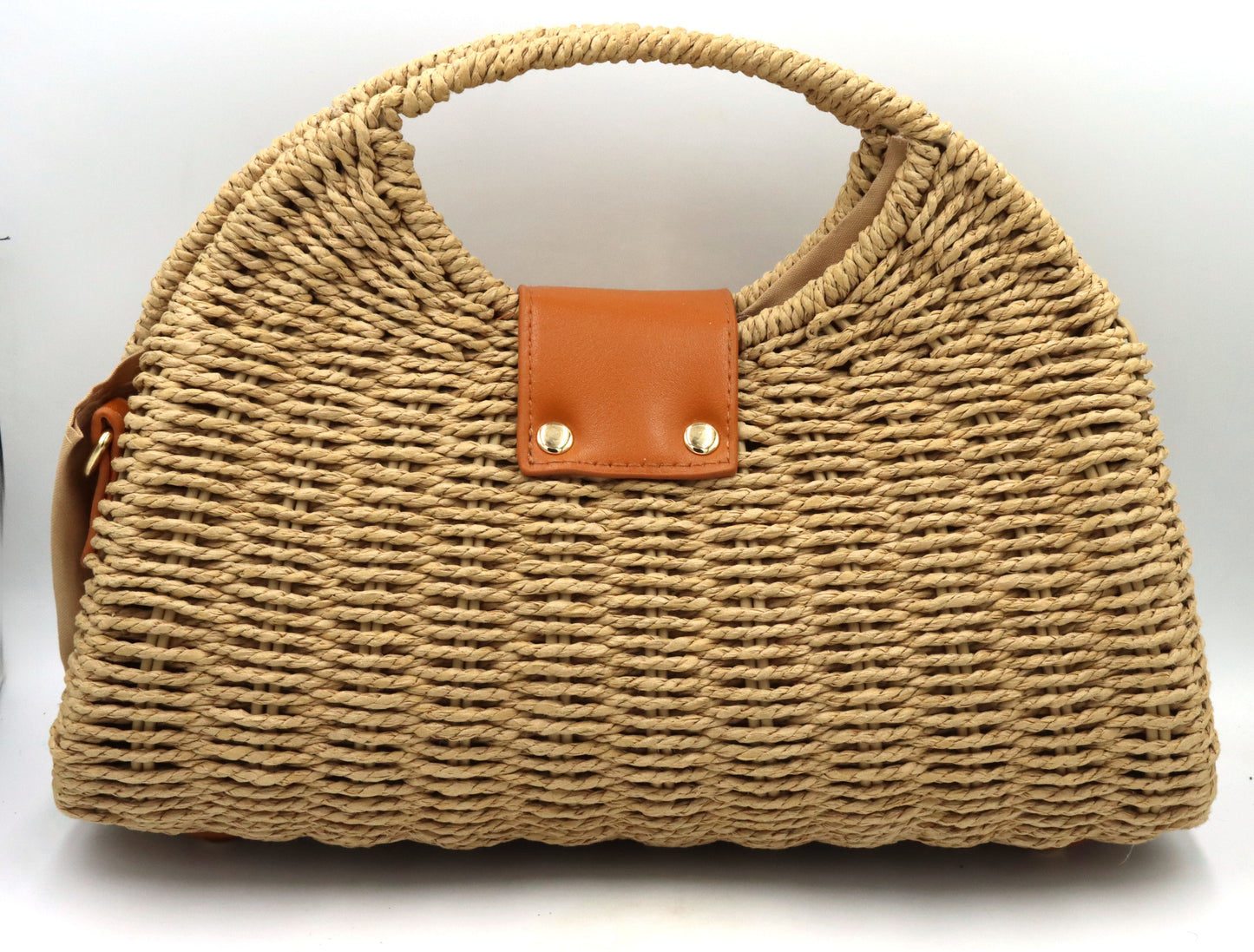 Natural summer beach tote bag