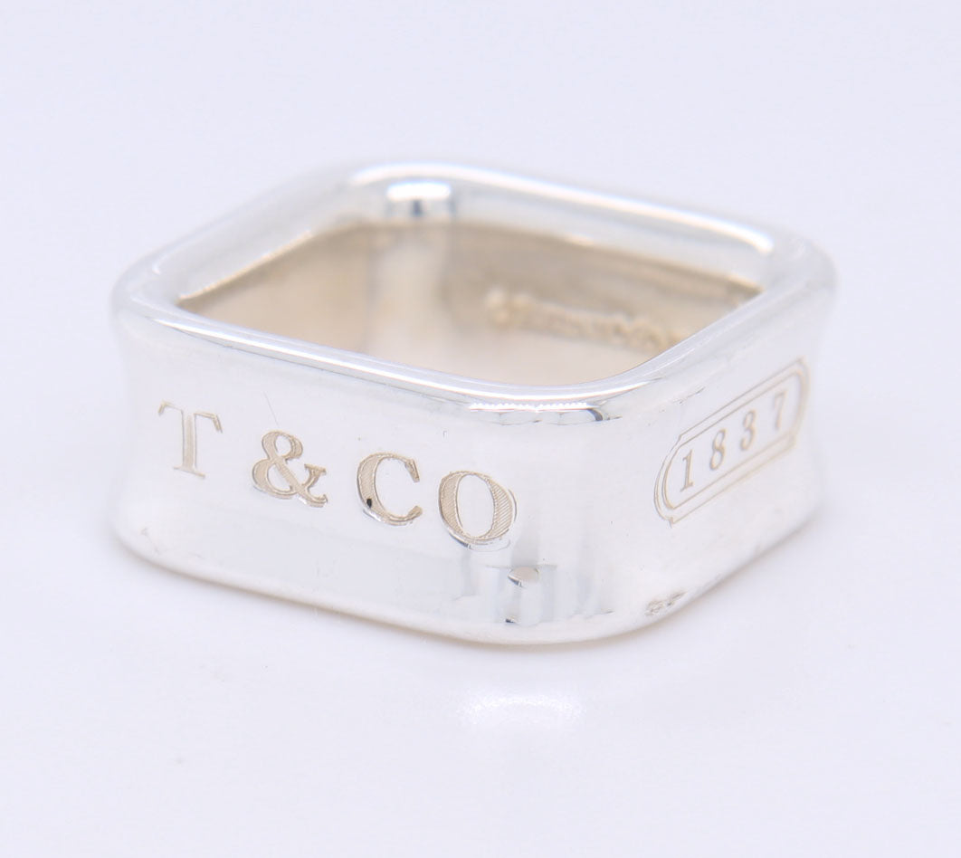 Tiffany & Co 1837 Square Band Ring