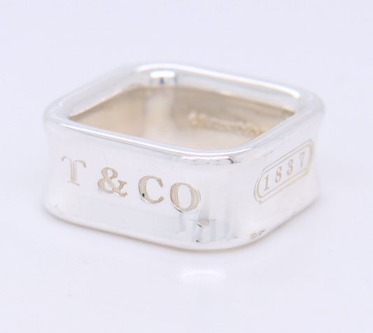 Tiffany & Co 1837 Square Band Ring