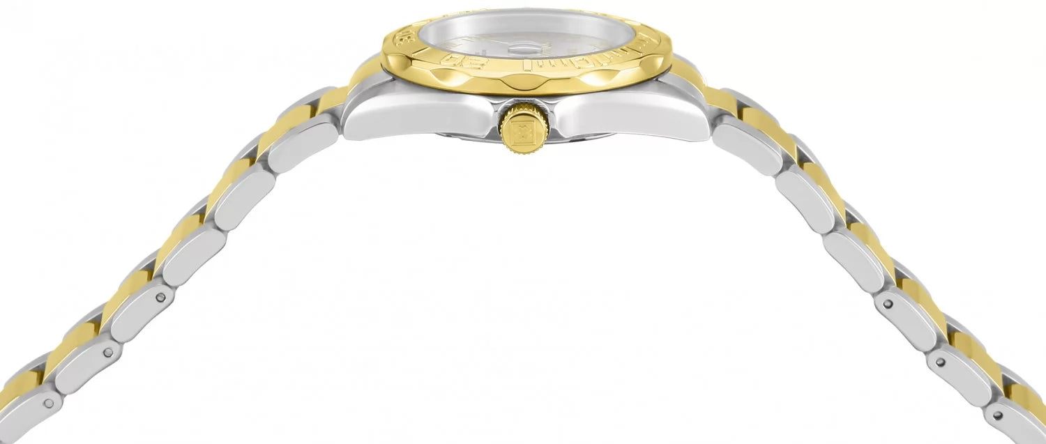 Invicta Women's Pro Diver Quartz 3 Hand Silver Dial Watch