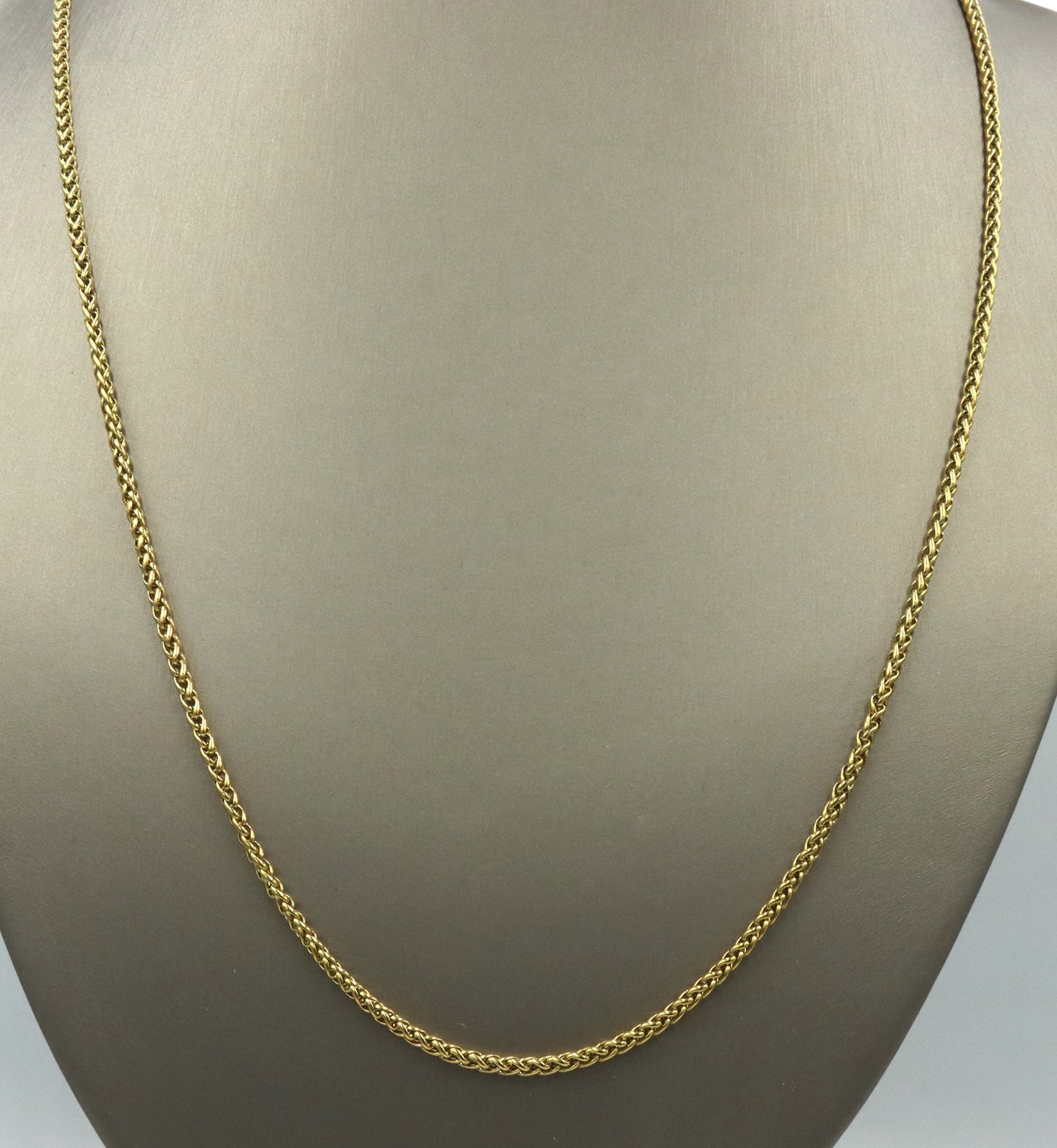 Stainless steel popcorn chain necklace