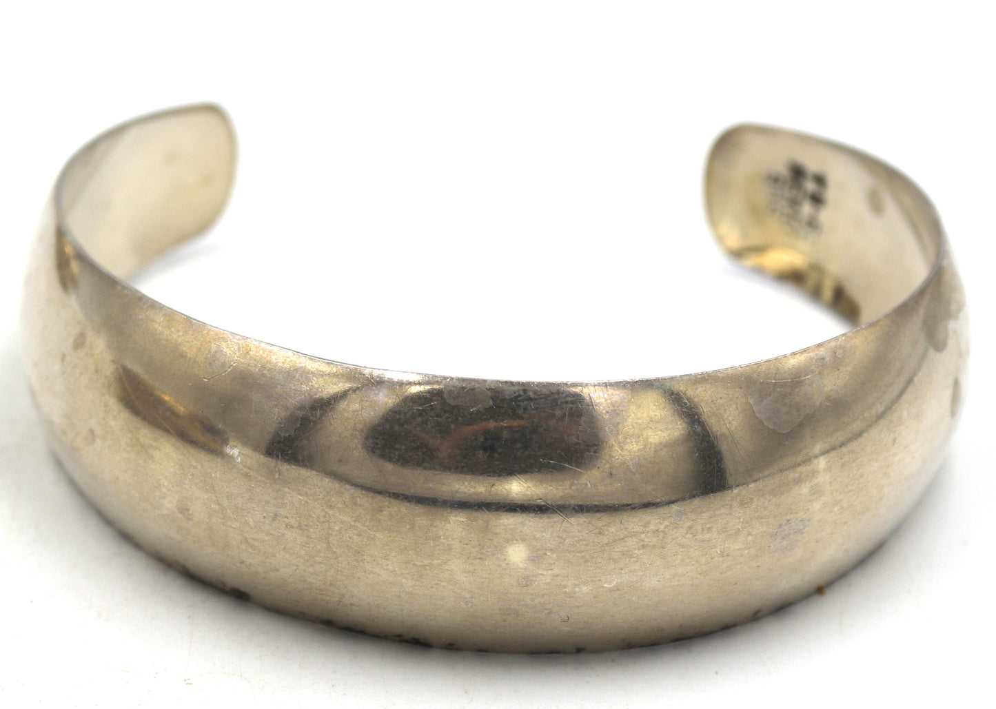 Group lot of 4 Vintage 925 sterling silver cuff bangles