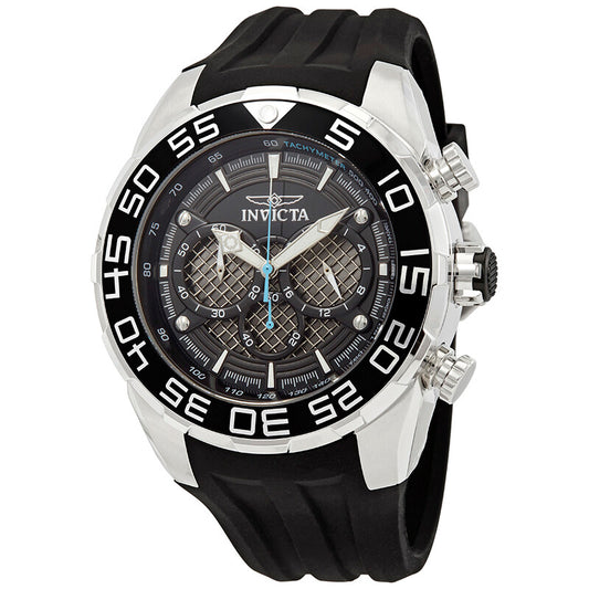 Invicta Speedway Chronograph Black Dial Men's Sport Watch