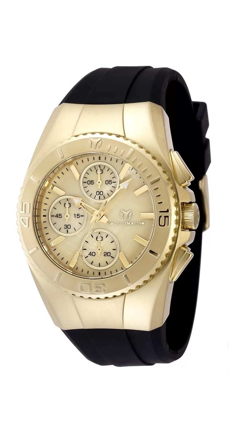 Technomarine Women's Cruise Quartz Chronograph Gold Dial Watch