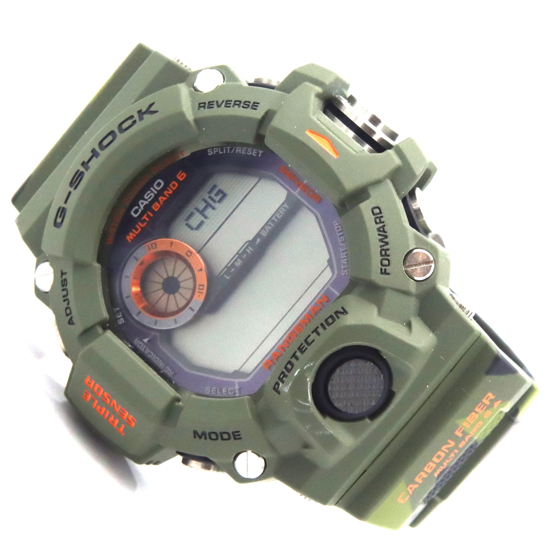 Casio G-Shock Rangeman altimeter barometer digital compass watch