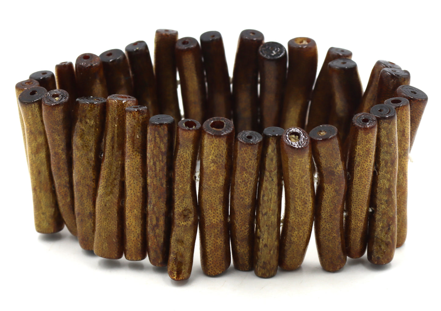 Coral gold branch bracelet