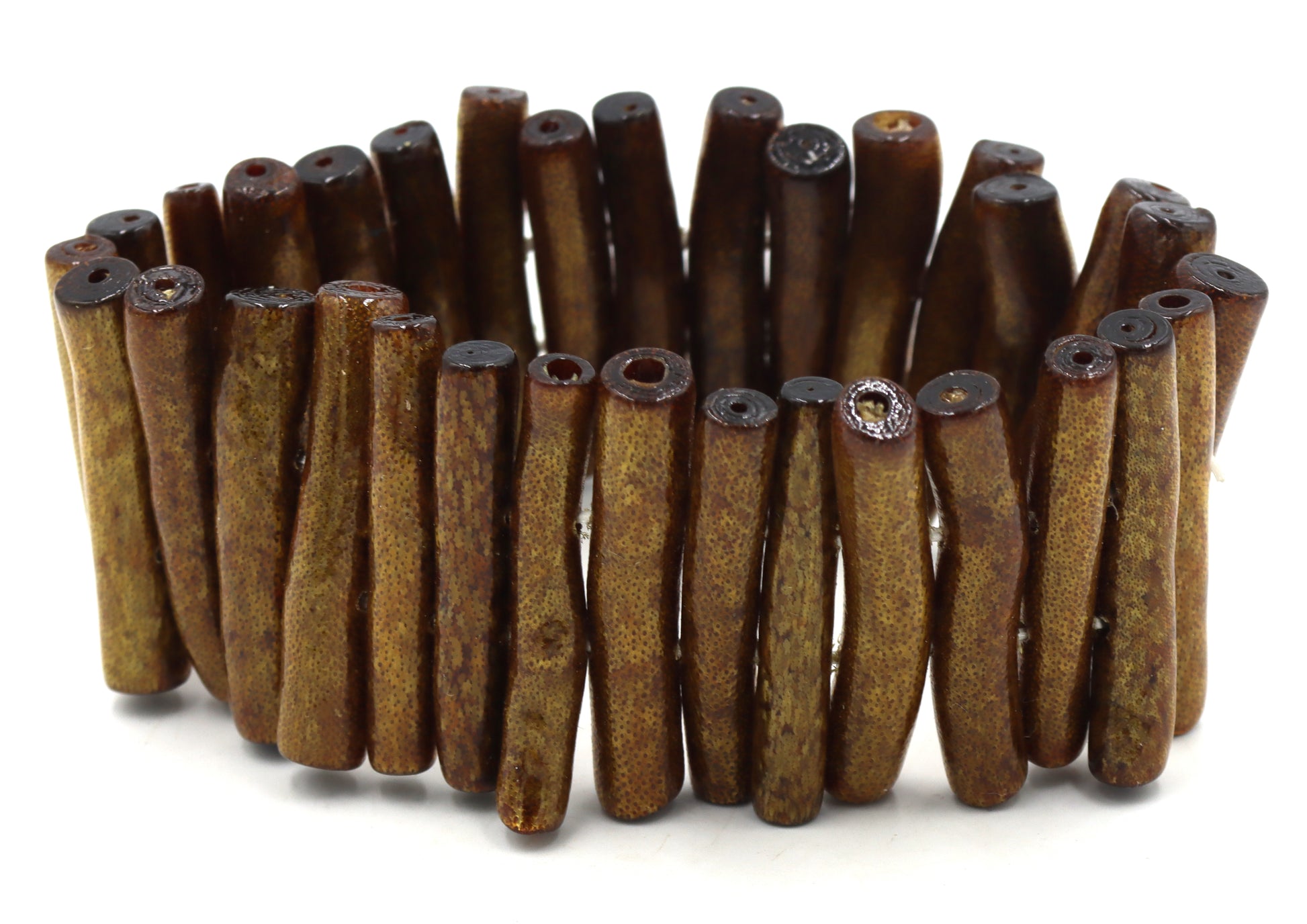 Coral gold branch bracelet