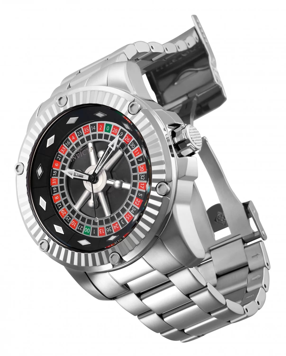 Invicta Men's Specialty Los Angeles Dodgers Automatic 3 Hand Black Dial Watch