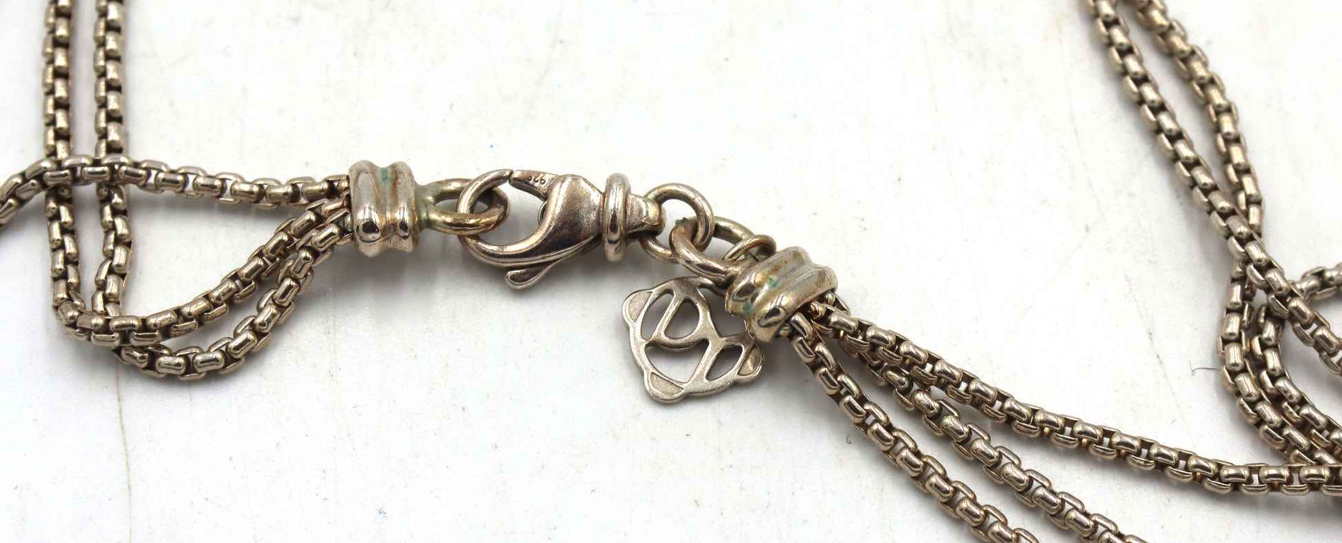 David Yurman waterfall lariat tassel with diamonds