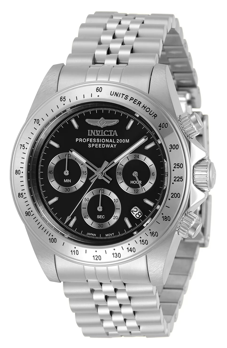 Invicta Men's Speedway Quartz Chronograph Black Dial Watch