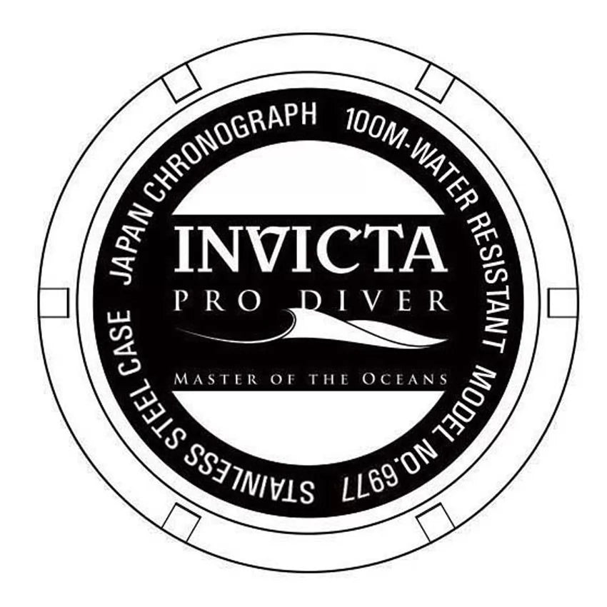 Invicta Men's Pro Diver Quartz Chronograph Black Dial Watch