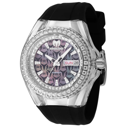 Technomarine Women's Cruise Monogram Quartz Black Dial Watch