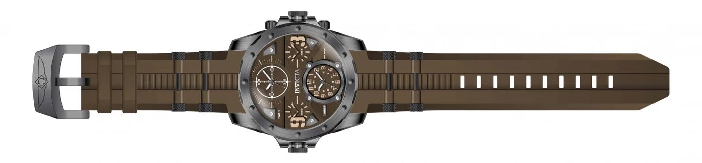 Invicta Men's Coalition Forces Quartz Chronograph Brown Dial Watch