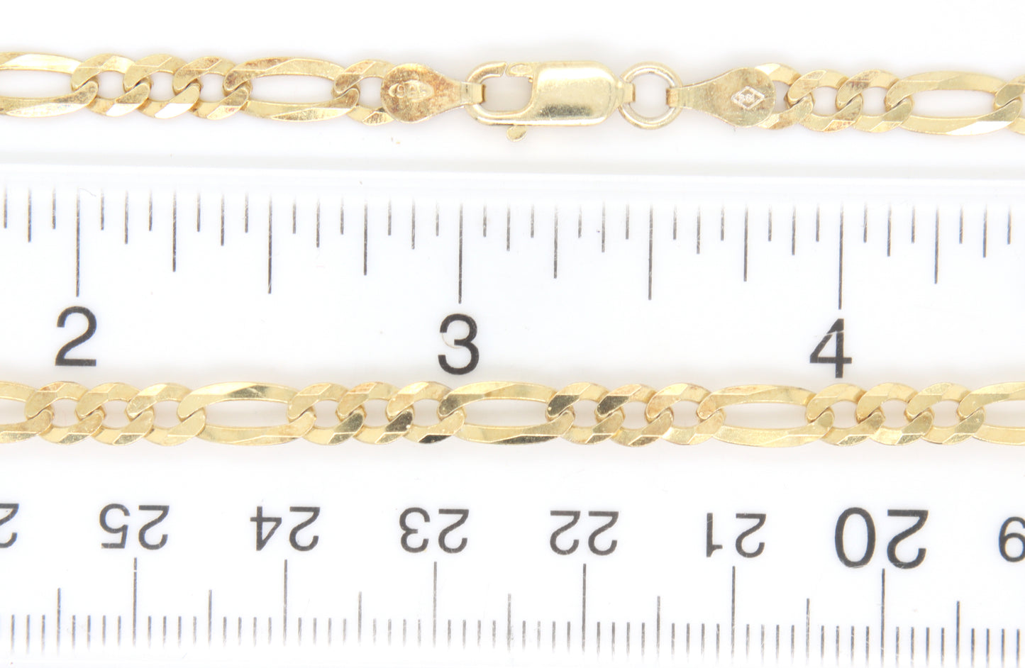 925 Sterling silver Figaro chain necklace