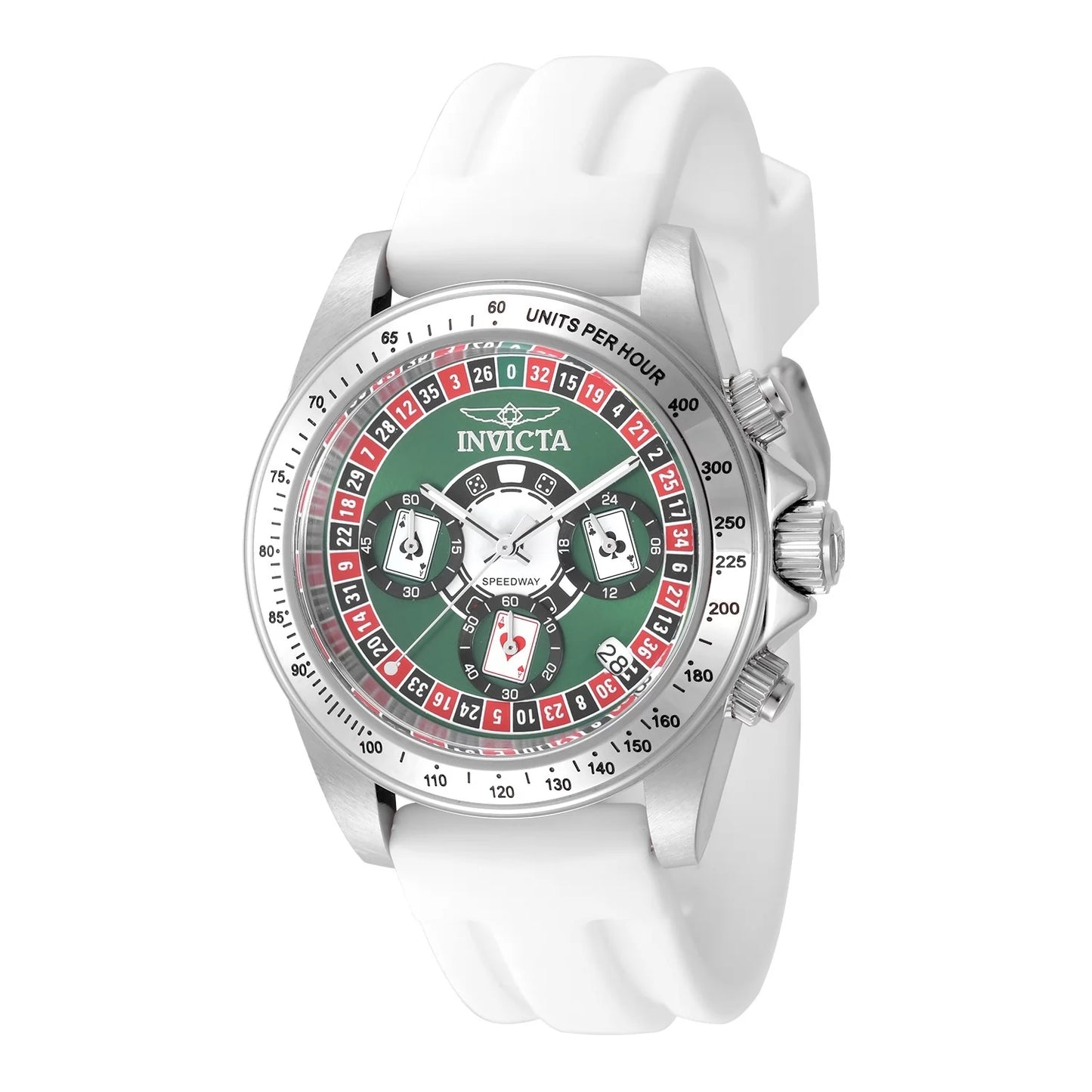 Invicta Men's Speedway Quartz VD53 Green Dial Watch