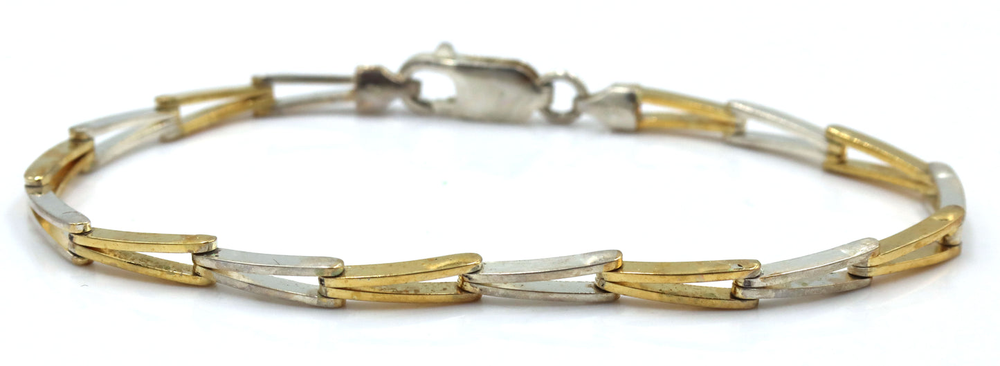 Group lot of 4 vintage 925 sterling silver bracelets