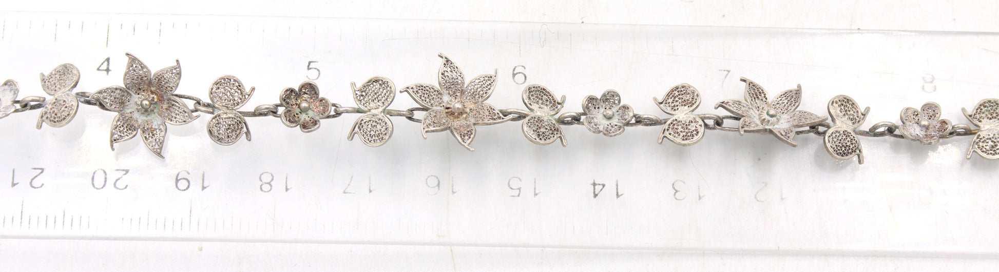 Group lot of 7 Vintage 925 sterling silver bracelets