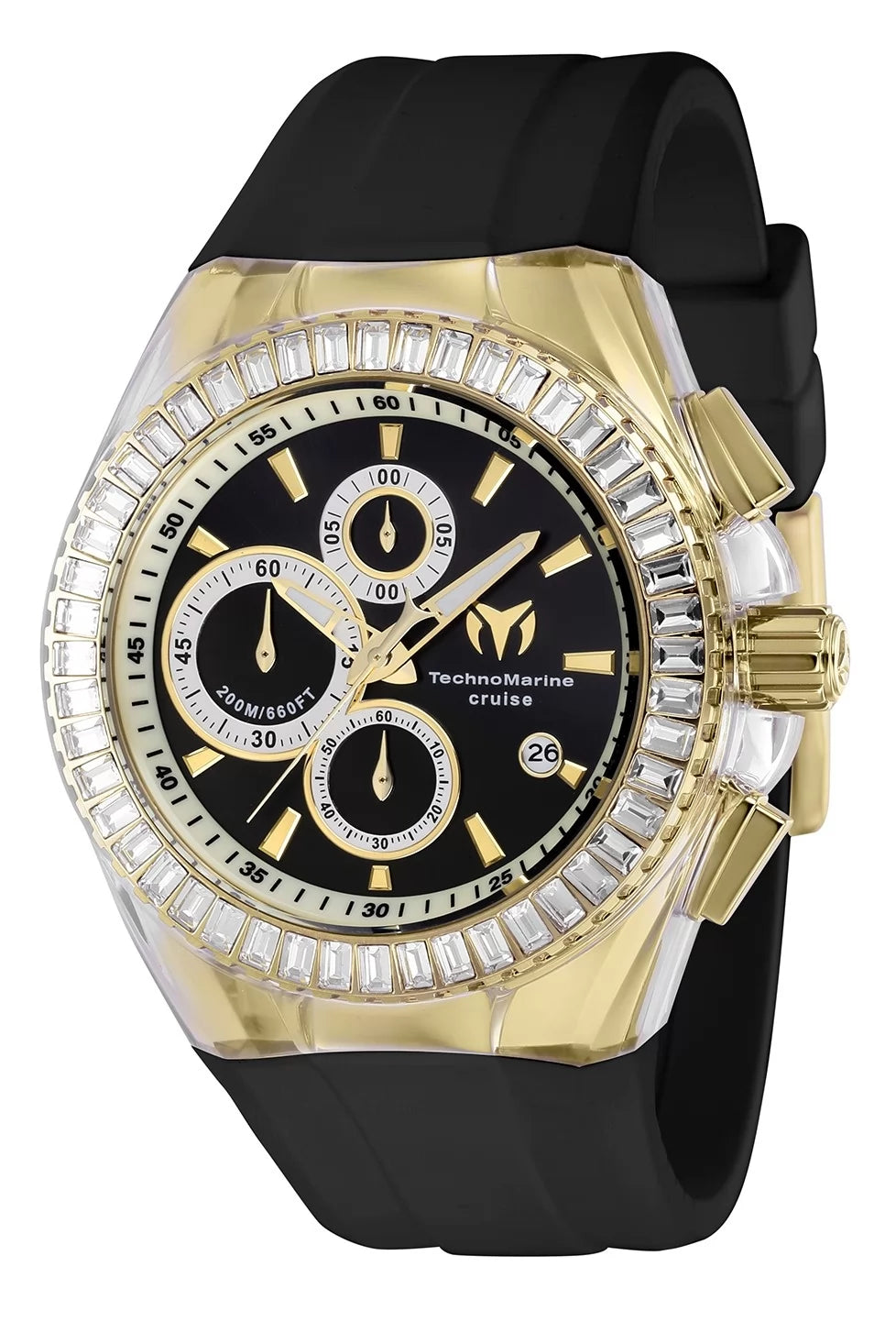 Technomarine Men's Cruise Original Quartz Black Dial Watch