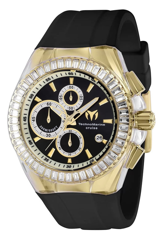 Technomarine Men's Cruise Original Quartz Black Dial Watch