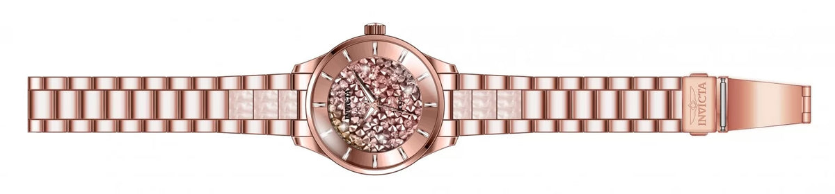 Invicta Women's Angel Quartz 3 Hand Pink Dial Watch