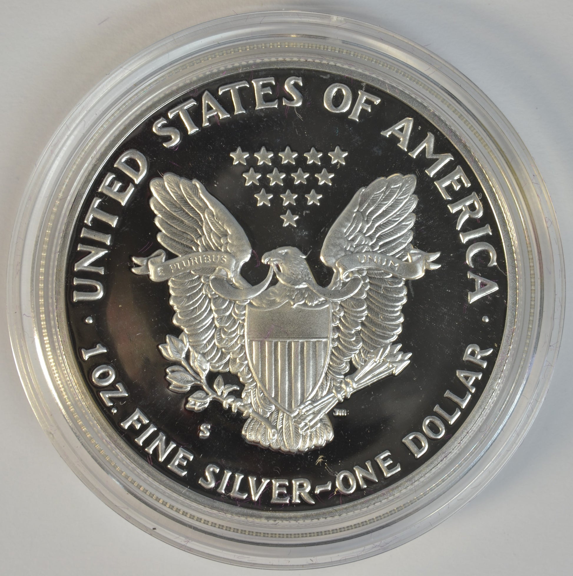 1989-S 1 oz Proof American Silver Eagle with Original Box & COA – U.S. Coin