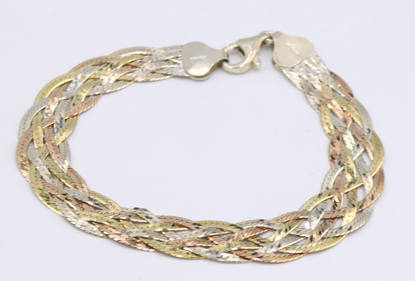 Lot of 5 vintage 925 sterling silver bracelets