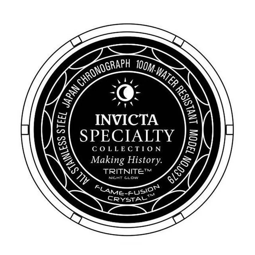 Invicta Men's Specialty Quartz Chronograph Black Dial Watch