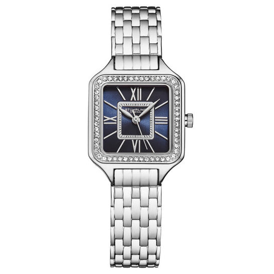 Stuhrling Original Symphony Quartz Blue Dial Ladies Watch