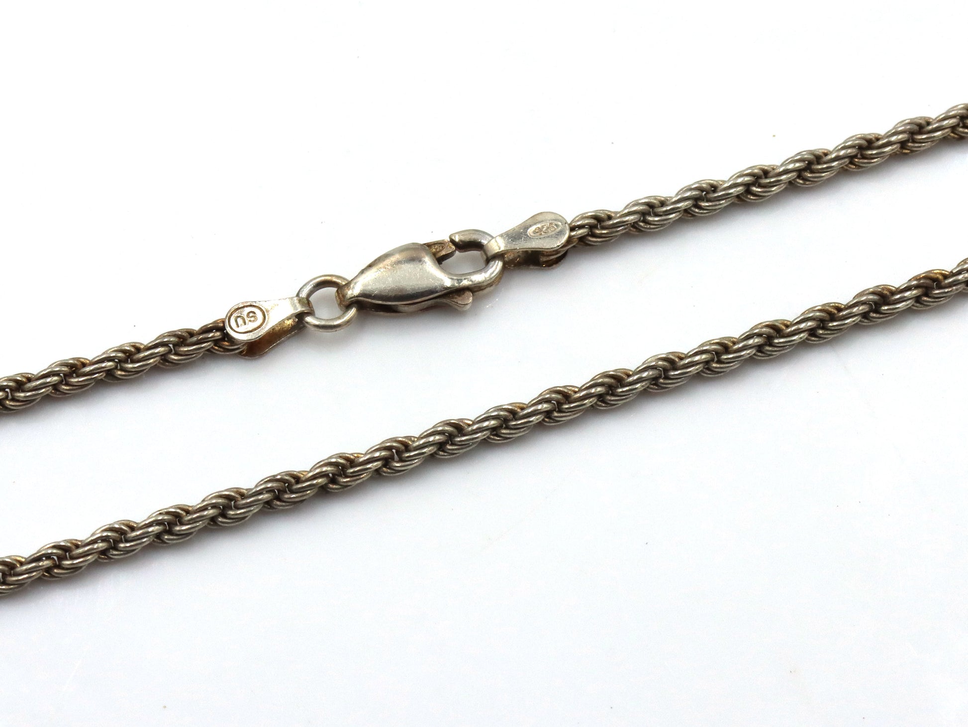 Group lot of 5 Vintage 925 sterling silver chains