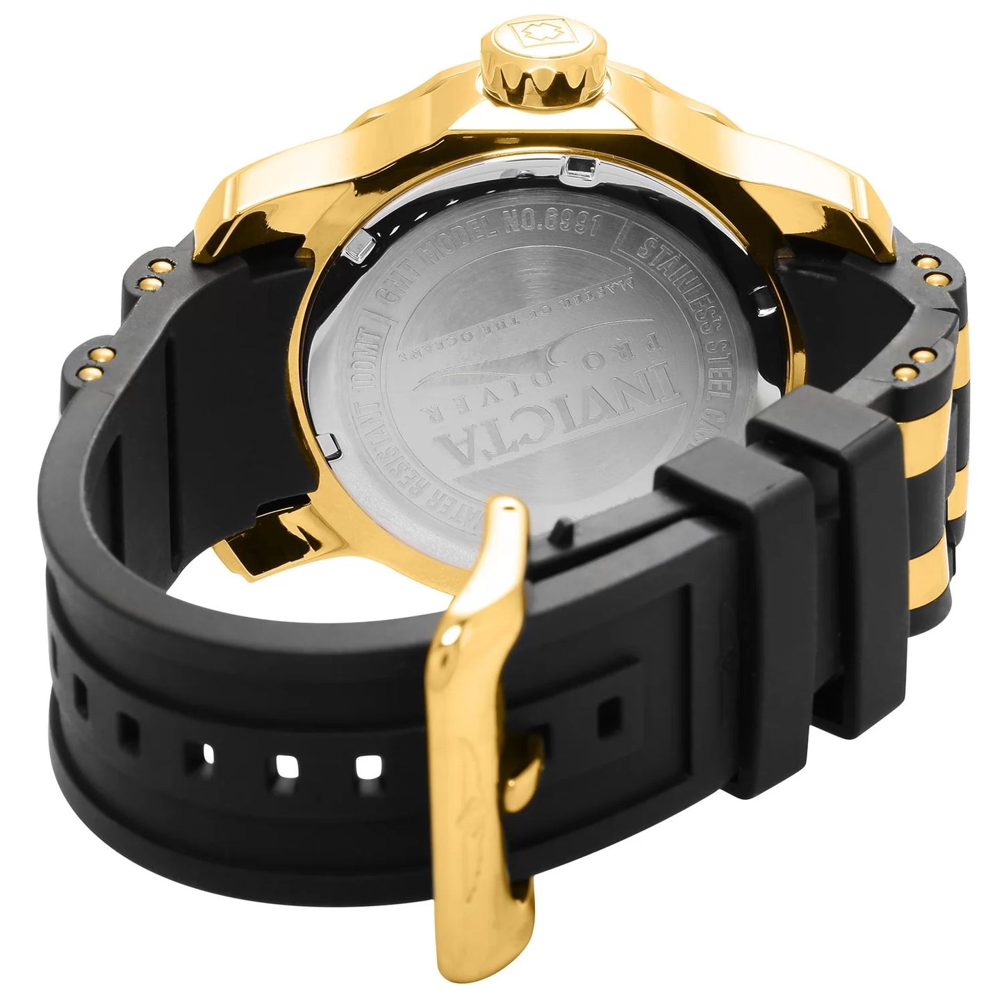 Invicta Men's Pro Diver Quartz GMT Black Dial Watch