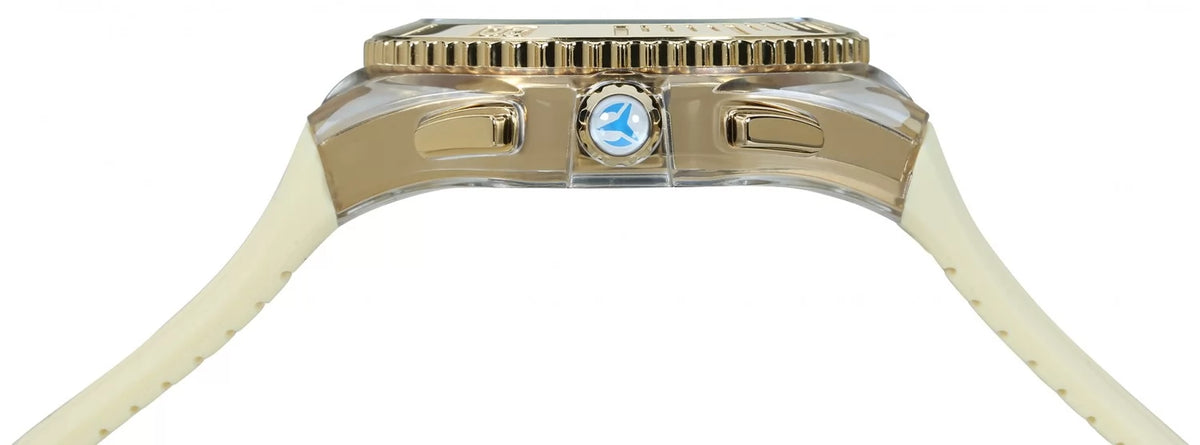 Technomarine Men's Cruise Quartz 3 Hand Gold Dial Watch