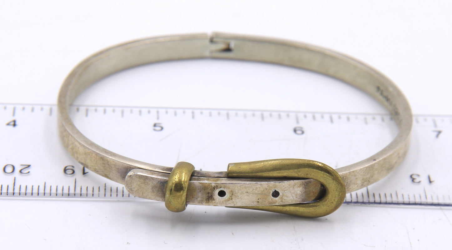 Group lot of vintage 925 sterling silver bangles