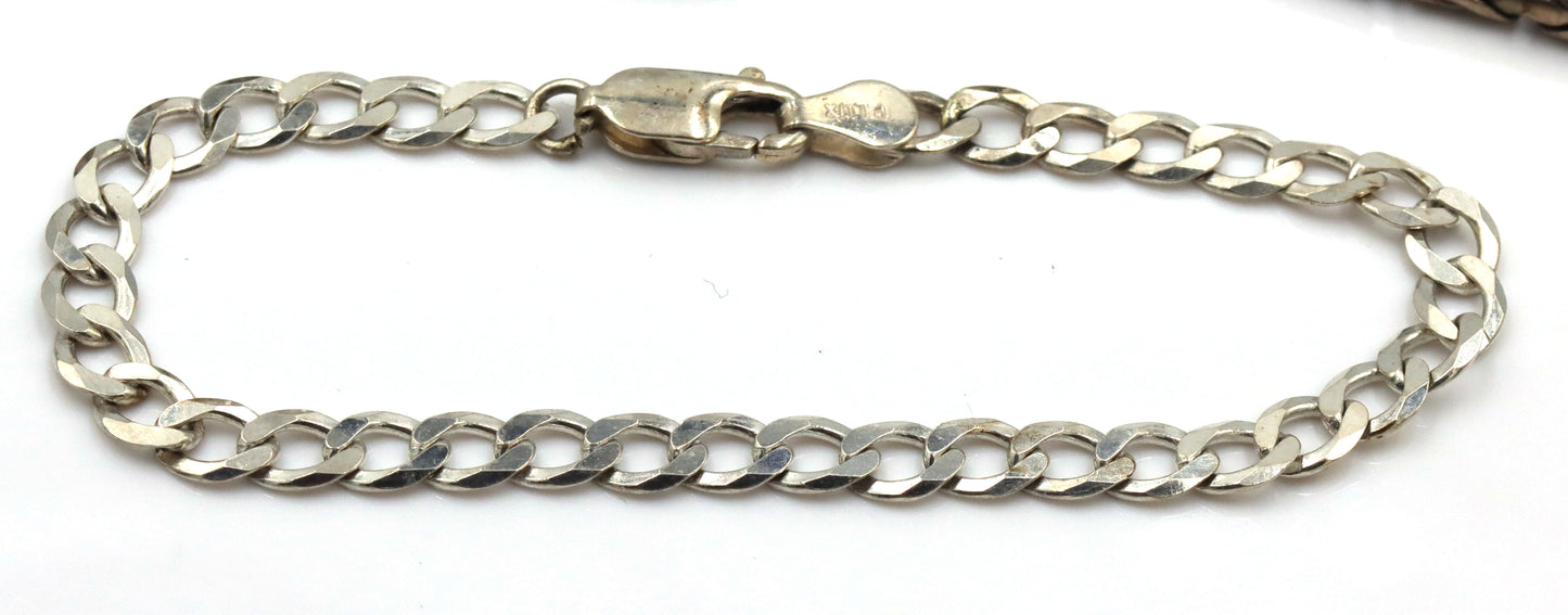 Vintage 925 sterling silver group lot of 5 bracelets