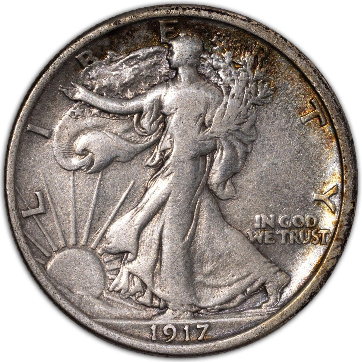 1917 Walking Liberty Half Dollar Philadelphia Mint